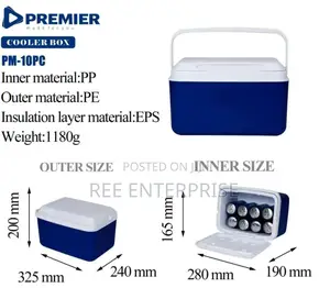 Brand New *Premier 10ltrs Cooler Box