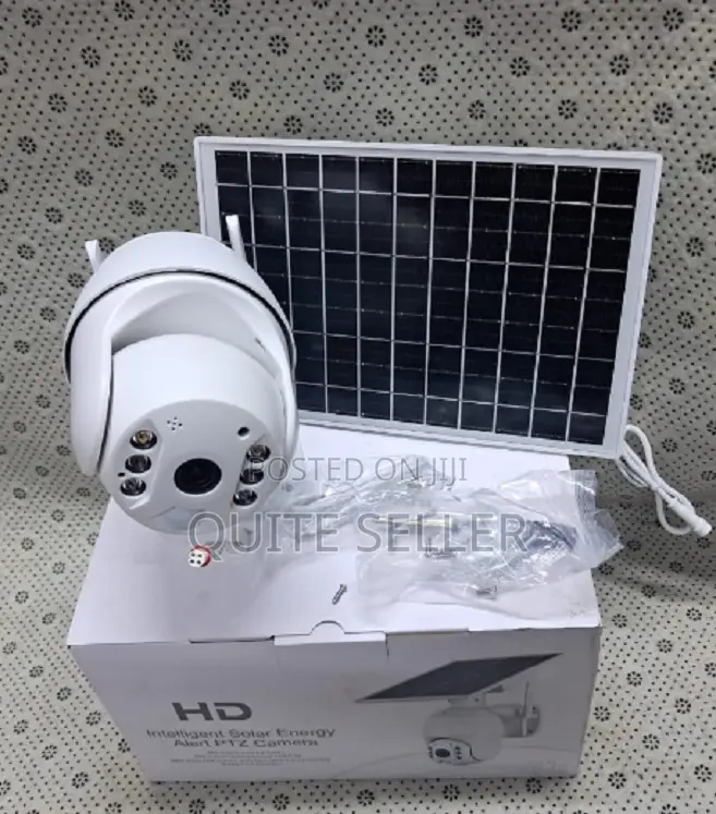 Ubox 4g (No Wifi) Cloud Storage PTZ Solar CCTV Camera -Waterproof . .