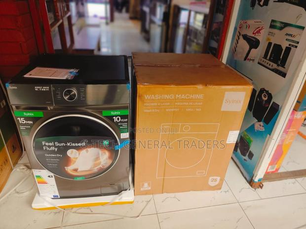 Syinix 10kg Wash And Dry Front Loader Fully Automatic - main view