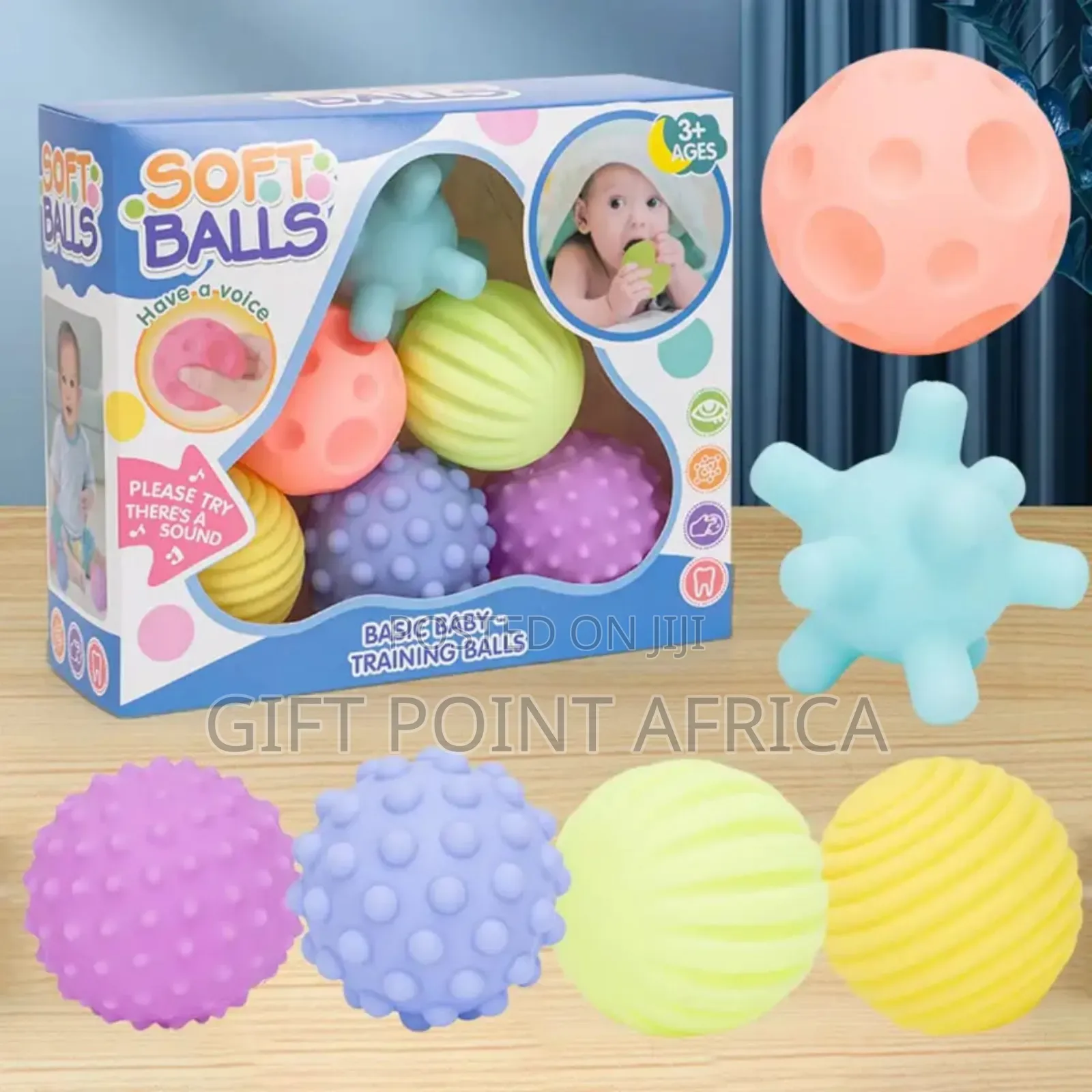 Silicon Soft Balls With Light And Sound For Kids