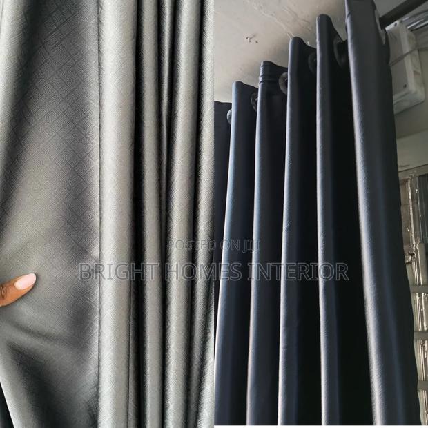 Blackout Curtains Both Light and Dark Grey