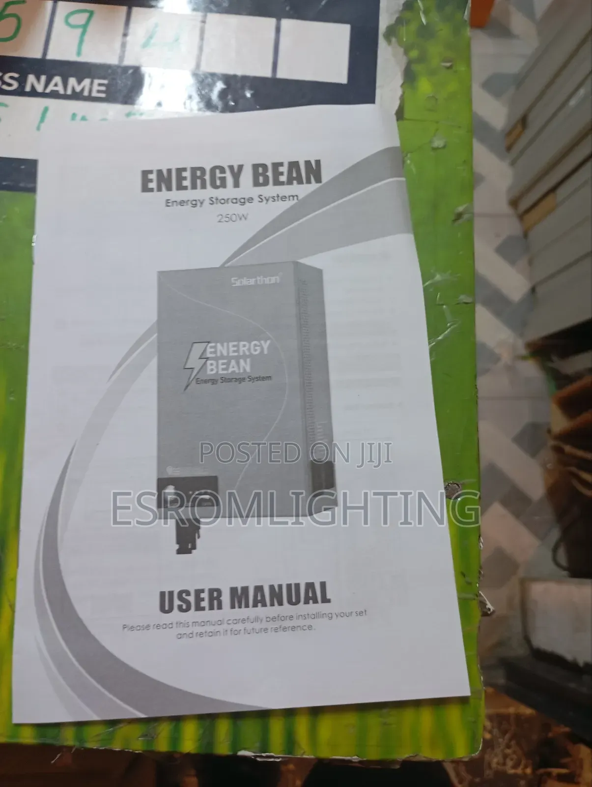 250 Watts Energy Bean Energy Storage System