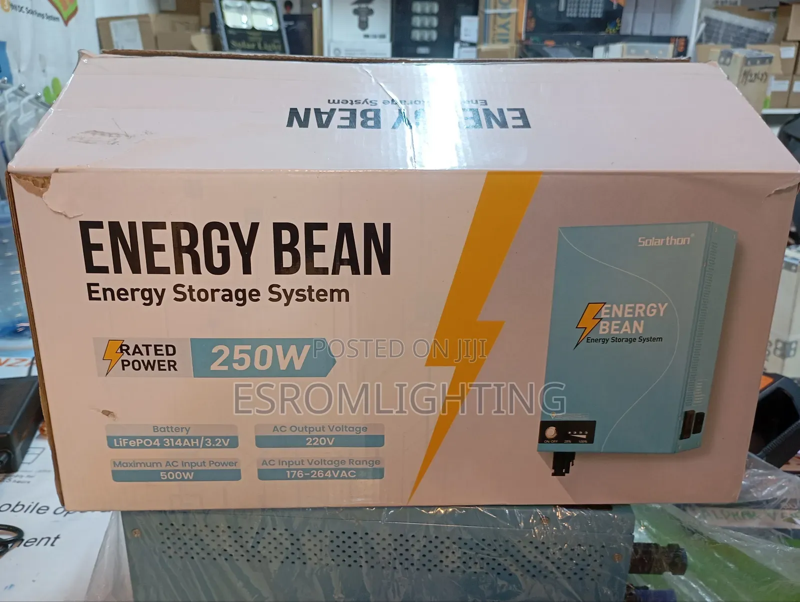 250 Watts Energy Bean Energy Storage System