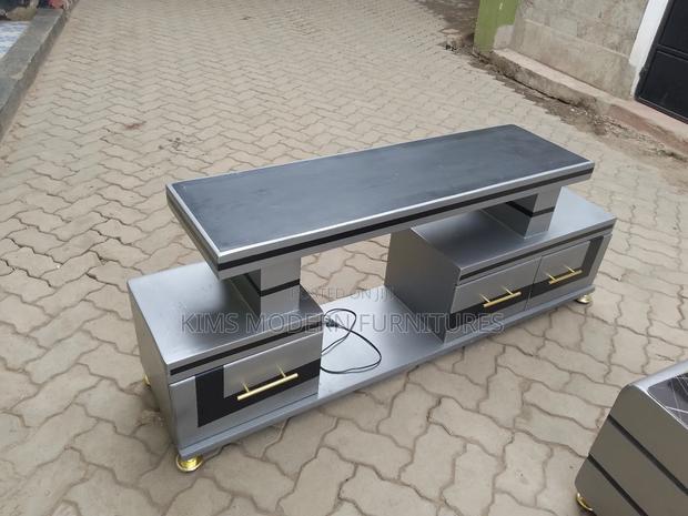 Tvs  Tv Stand Gray With Led Lights 5ft - main view