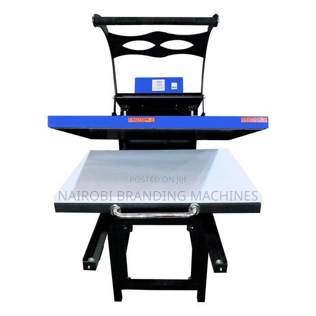 Heat Press Machine 80x100 Large Format Sublimation With Wheel Stand