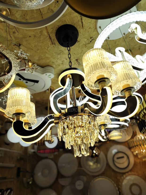 5 Arm Led Chandelier