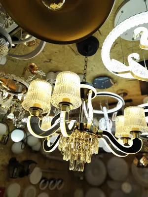 5 Arm Led Chandelier