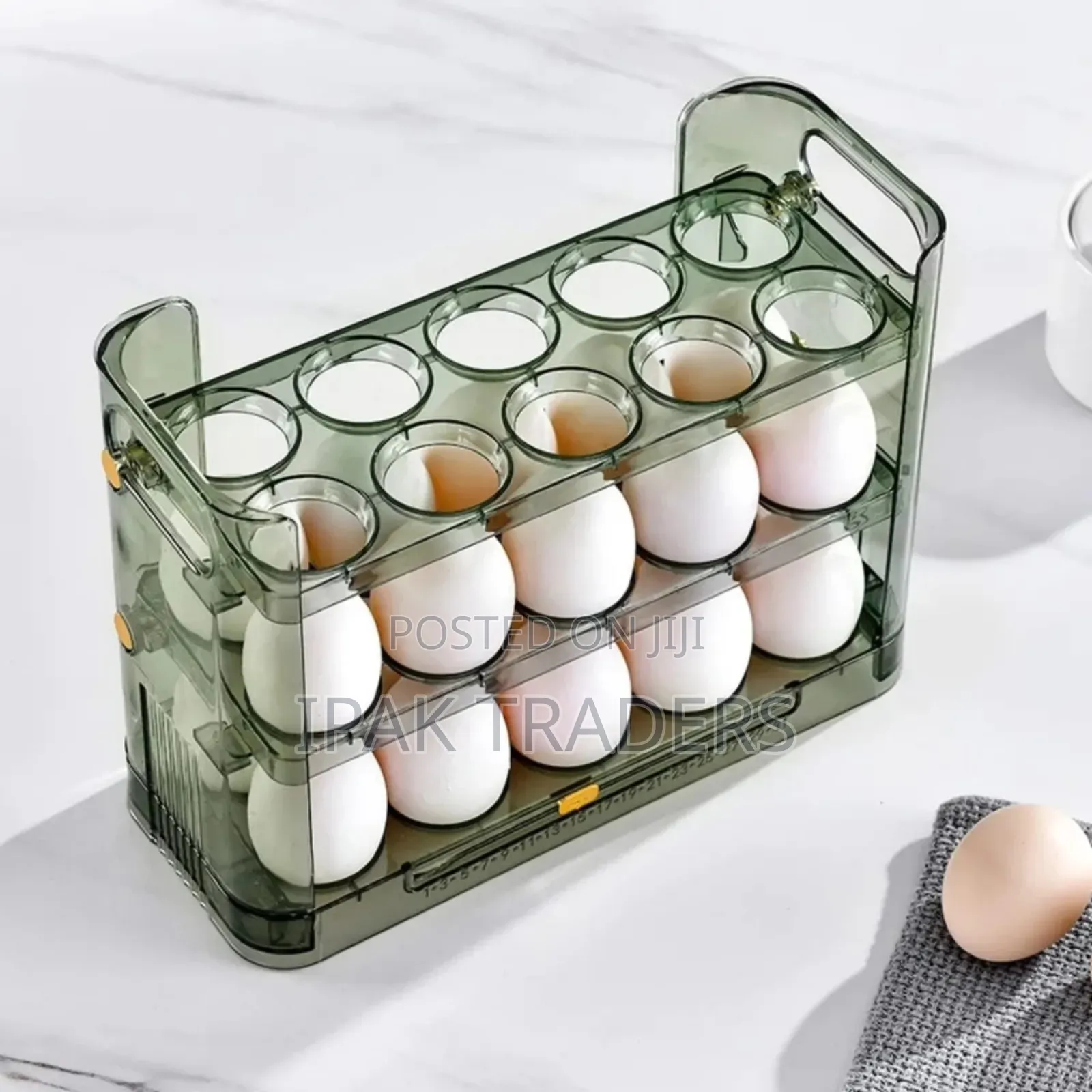 Autoflip Fridge Egg Storage Plastic Box