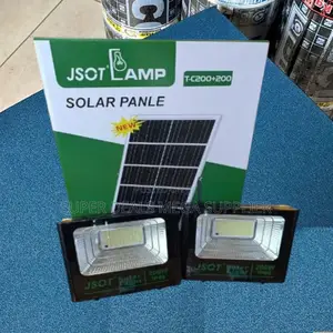 Jsot 2-in-1 Solar Floodlight 100w+100w Outdoor Led High Power Security