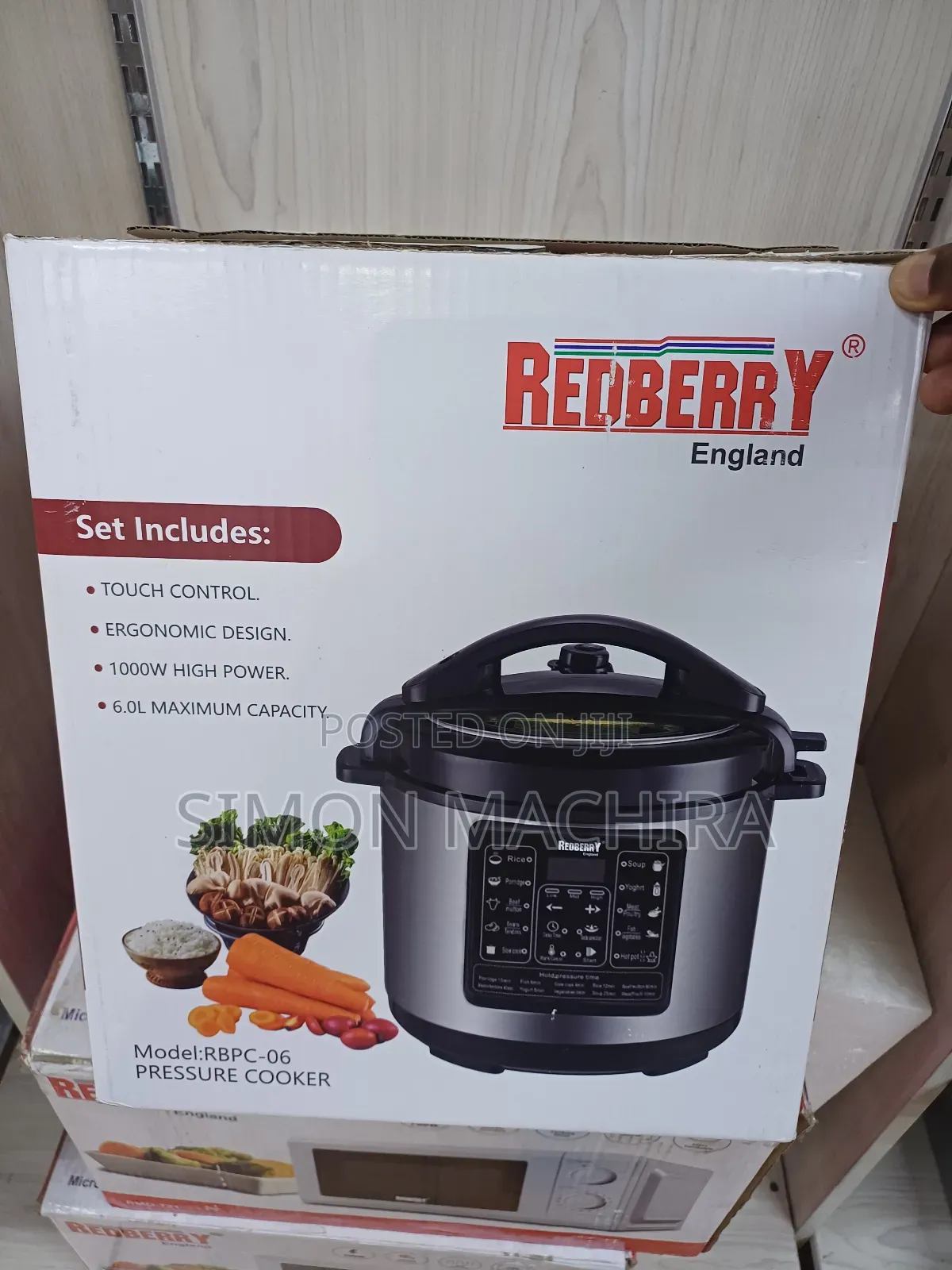 6l Redberry Electric Pressure Cooker
