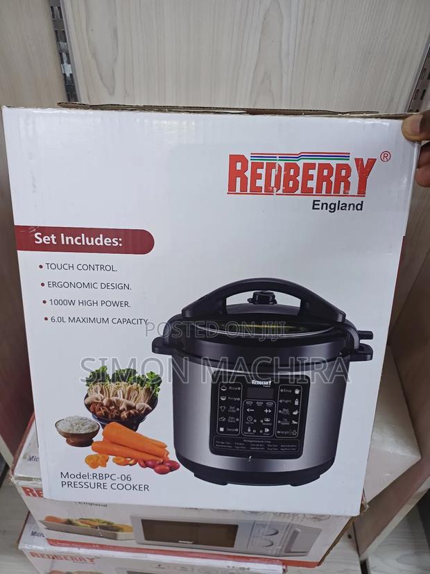 6l Redberry Electric Pressure Cooker - thumbnail 3