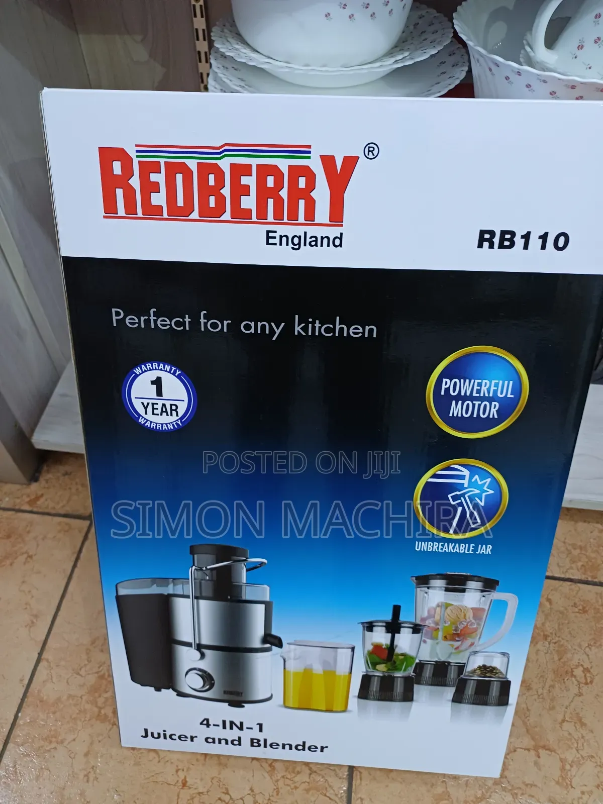 4 in 1 Redberry Juicer With Blender