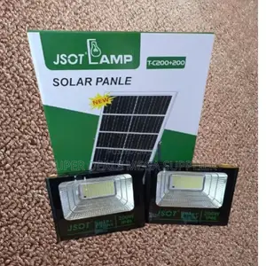 High Brightness Jsot 100w+100w 2-in-1 Solar Floodlight Outdoor Light