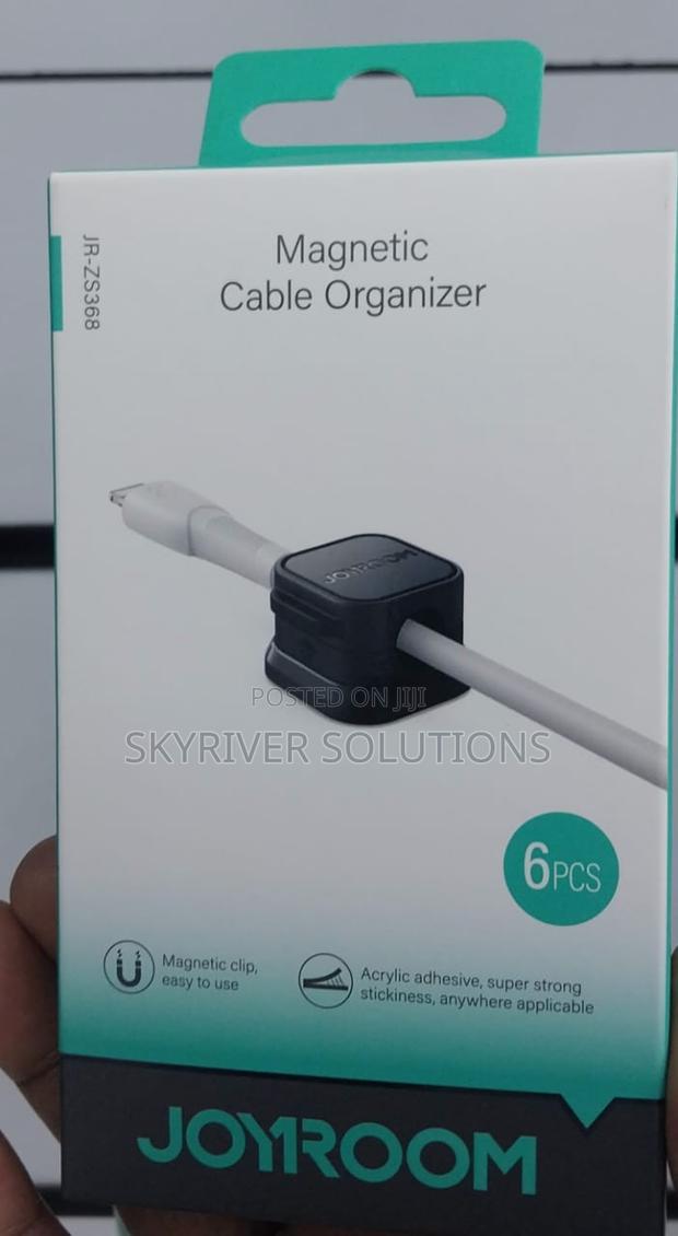 Black Magnetic Cable Organizer