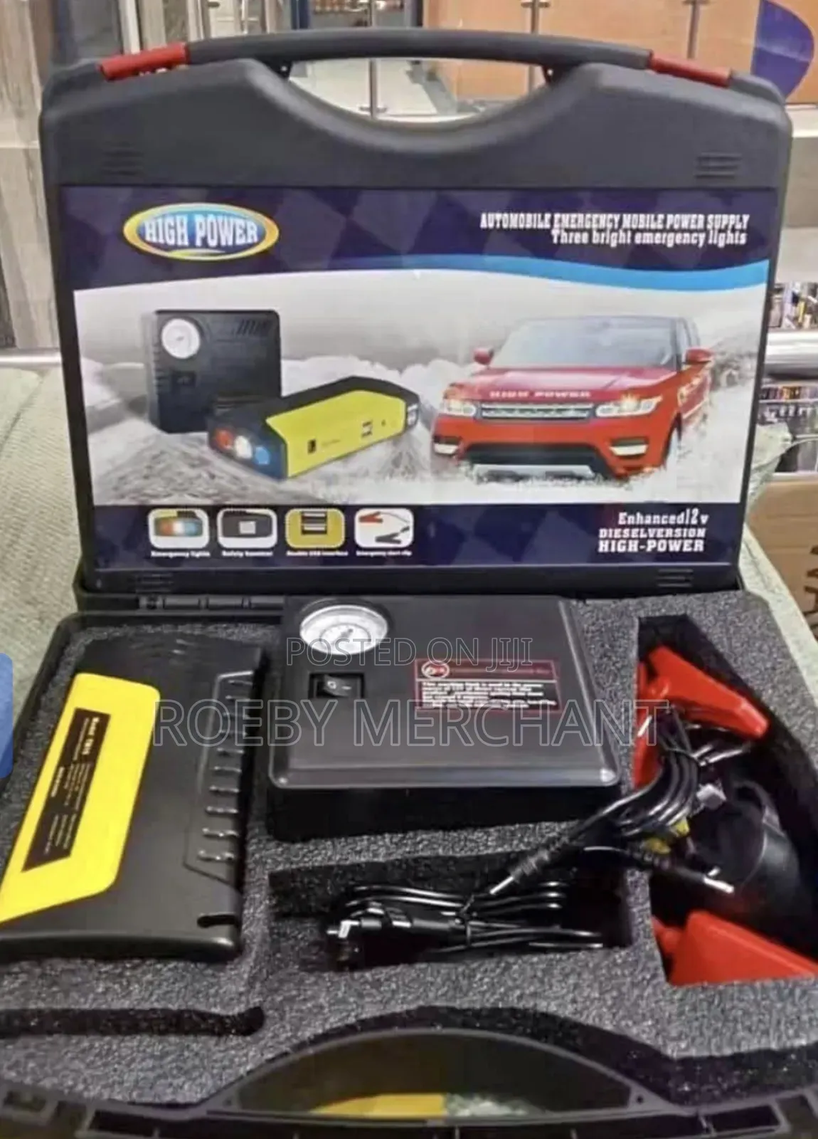 High Power Car Jump Starter Kit/Digital Car Jump Starter