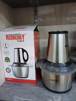 2l Redberry Stainless Steel Chopper