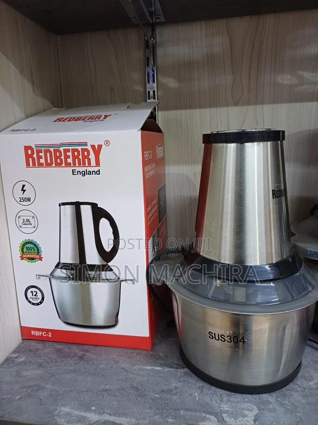 2l Redberry Stainless Steel Chopper - main view