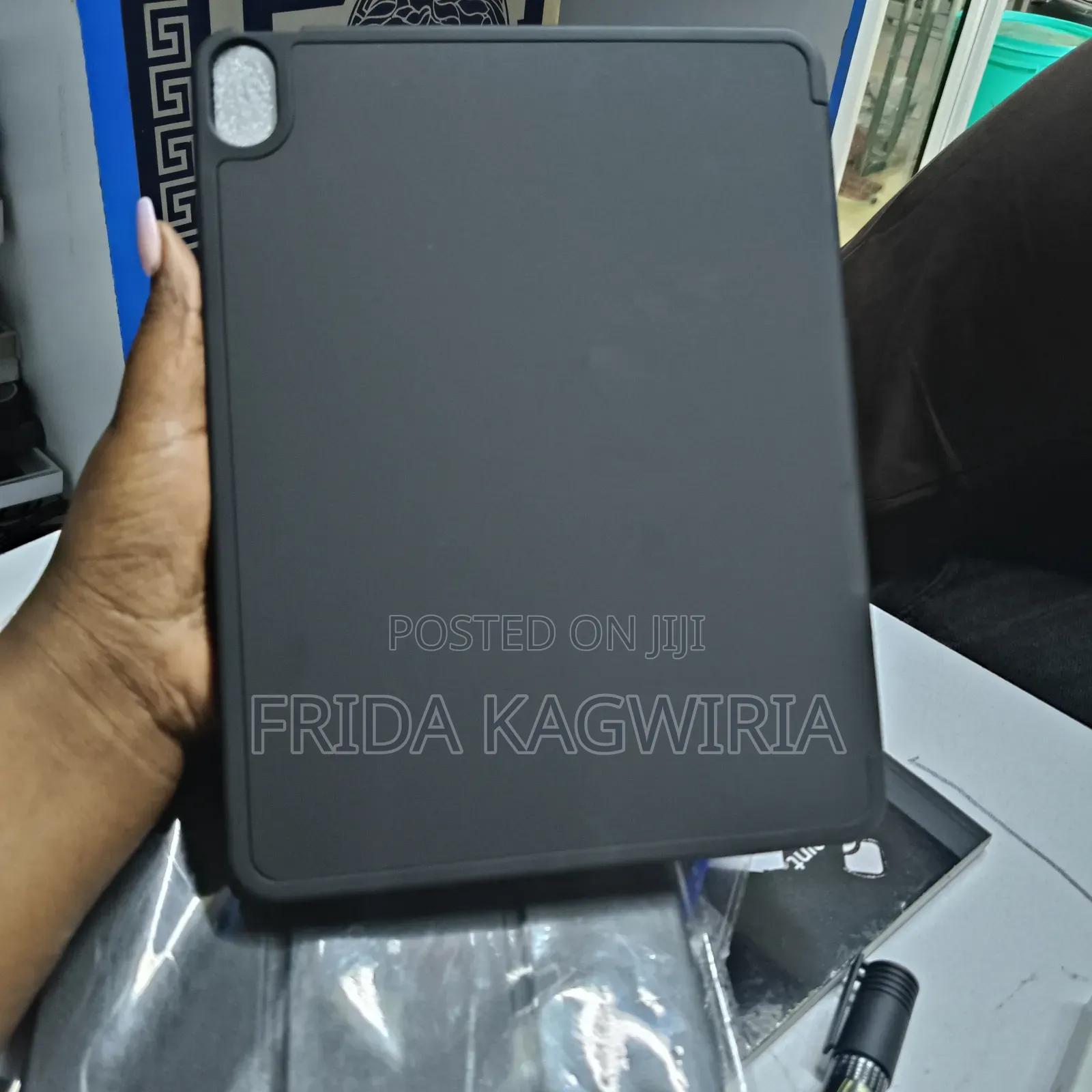 iPad 10th And 11th (A16) Leather Flip Case With Pen Slot