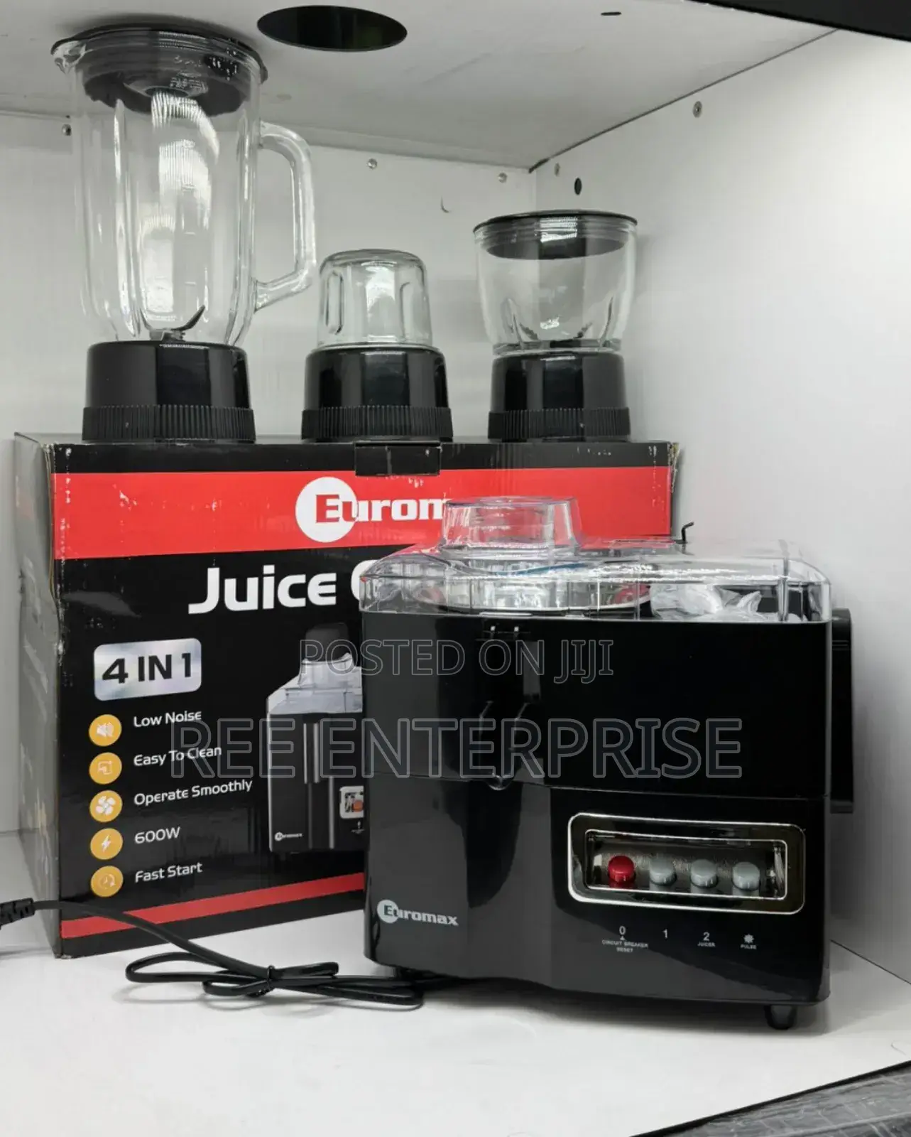 Euromax 4 in 1 Food Processor 600w New In
