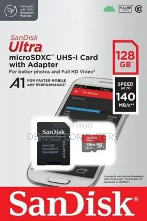 Sandisk Ultra SDHC Uhs-I Card Upto 140mb/S - 128gb