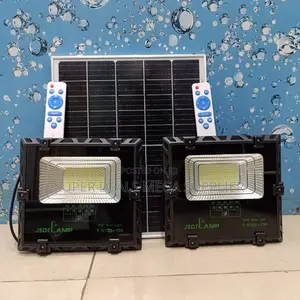 100w+100w Jsot Solar Floodlight 2-in-1 Outdoor Powerful Led Light