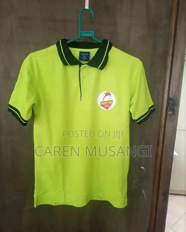 Luminous Green Polo T-Shirts - main view