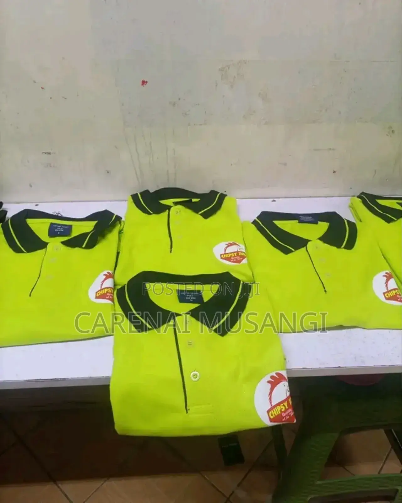 Luminous Green Polo T-Shirts