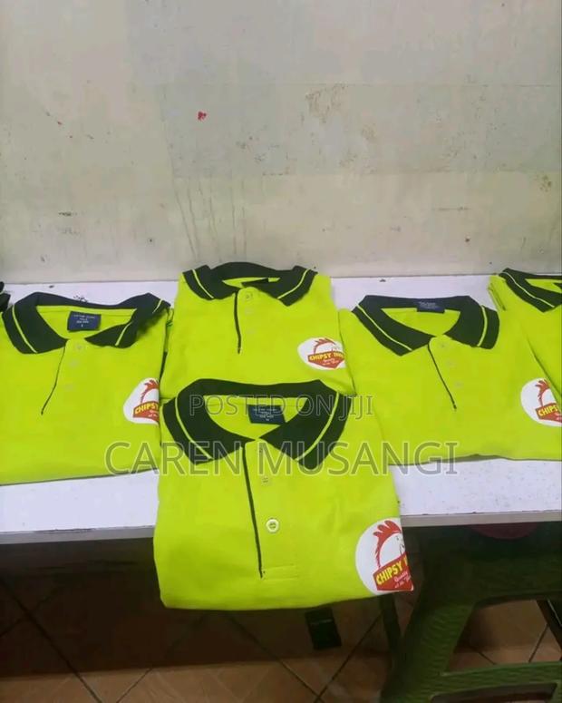 Luminous Green Polo T-Shirts - thumbnail 3