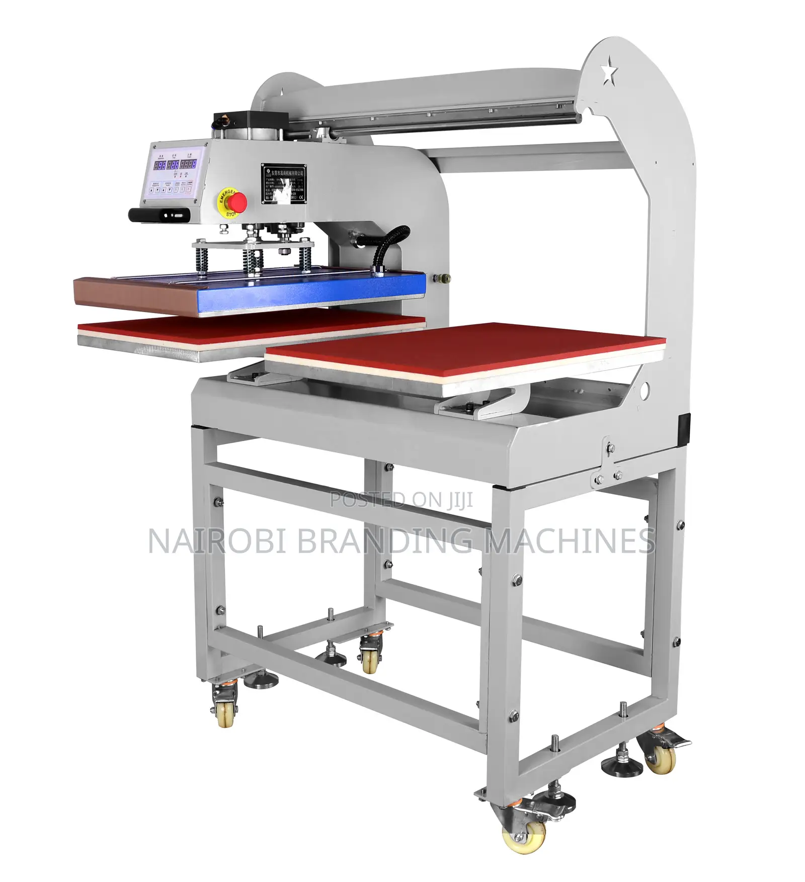 Semi-Automatic T Shirt Heat Transfer Printing Machine Dual Station