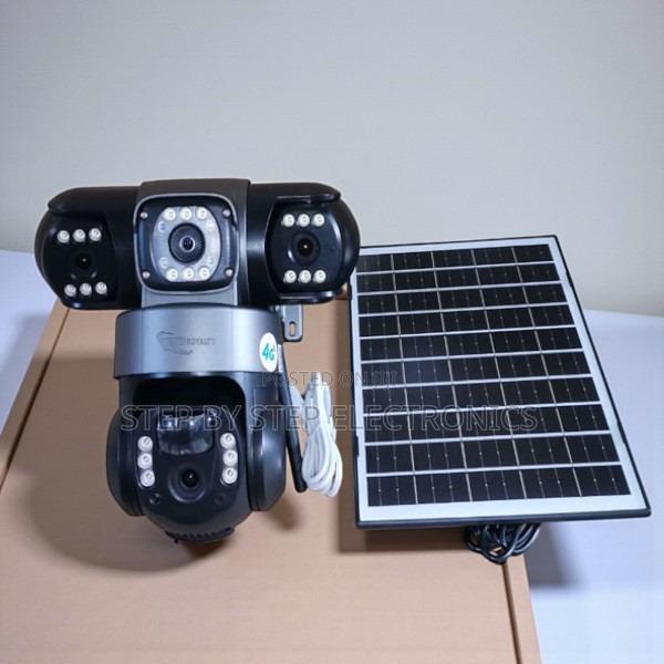 Solar Powered 4g Triple Lens Camera With Weatherproof Dustproof Body - main view