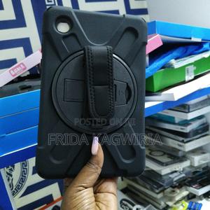 Samsung Galaxy Tab A11 Plus Rugged Shockproof Back Cover With Strap - main view