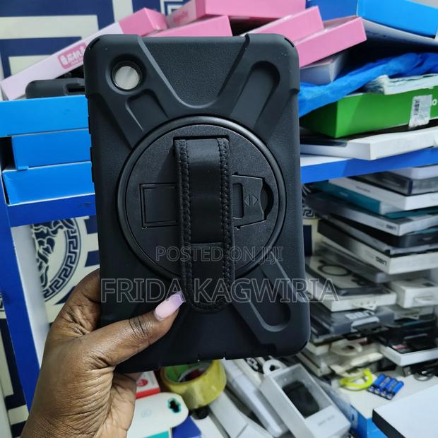Samsung Galaxy Tab A11 Plus Rugged Shockproof Back Cover With Strap - thumbnail 2