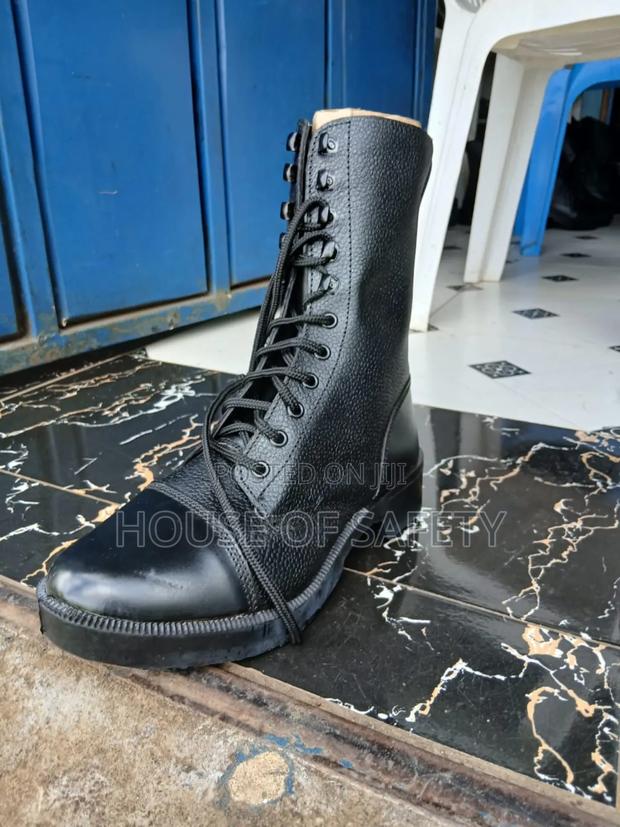 Soldiers Long Security Boots All Sizes - main view