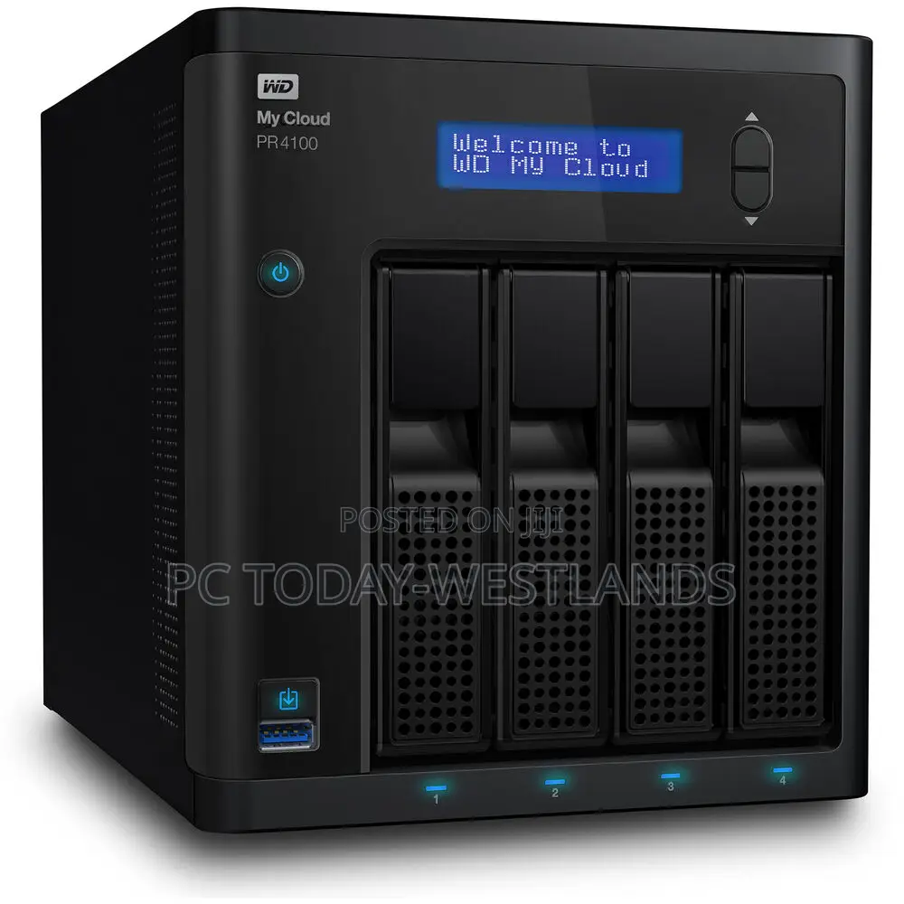 Wd My Cloud Pr4100 Pro Series 72tb 4-bay Nas Server (4 X 18tb Red Pro)