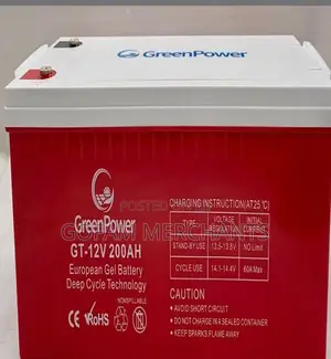 200ah Greenpower Gel Battery