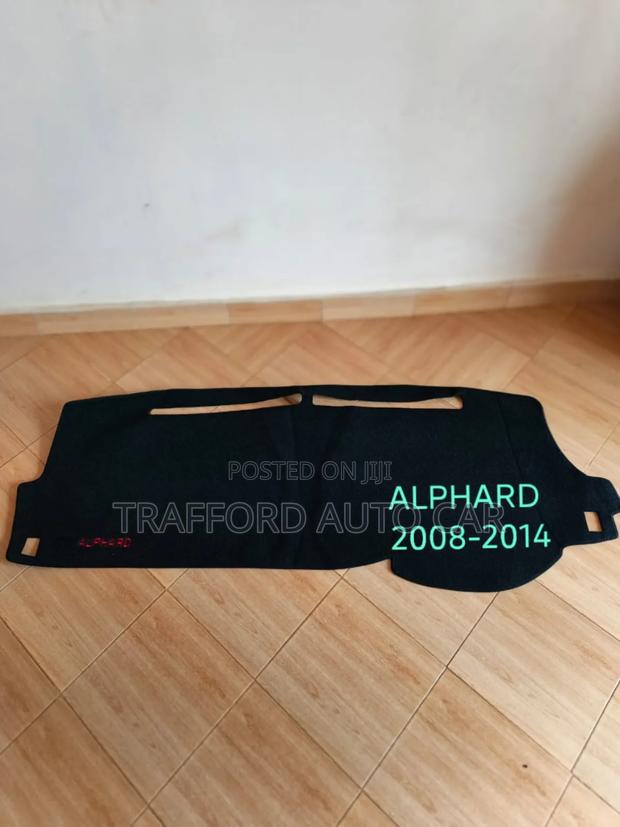 Branded Toyota Alphard Dashboard Cover - main view