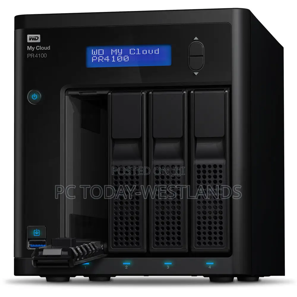 Wd My Cloud Pr4100 Pro Series 72tb 4-bay Nas Server (4 X 18tb Red Pro)