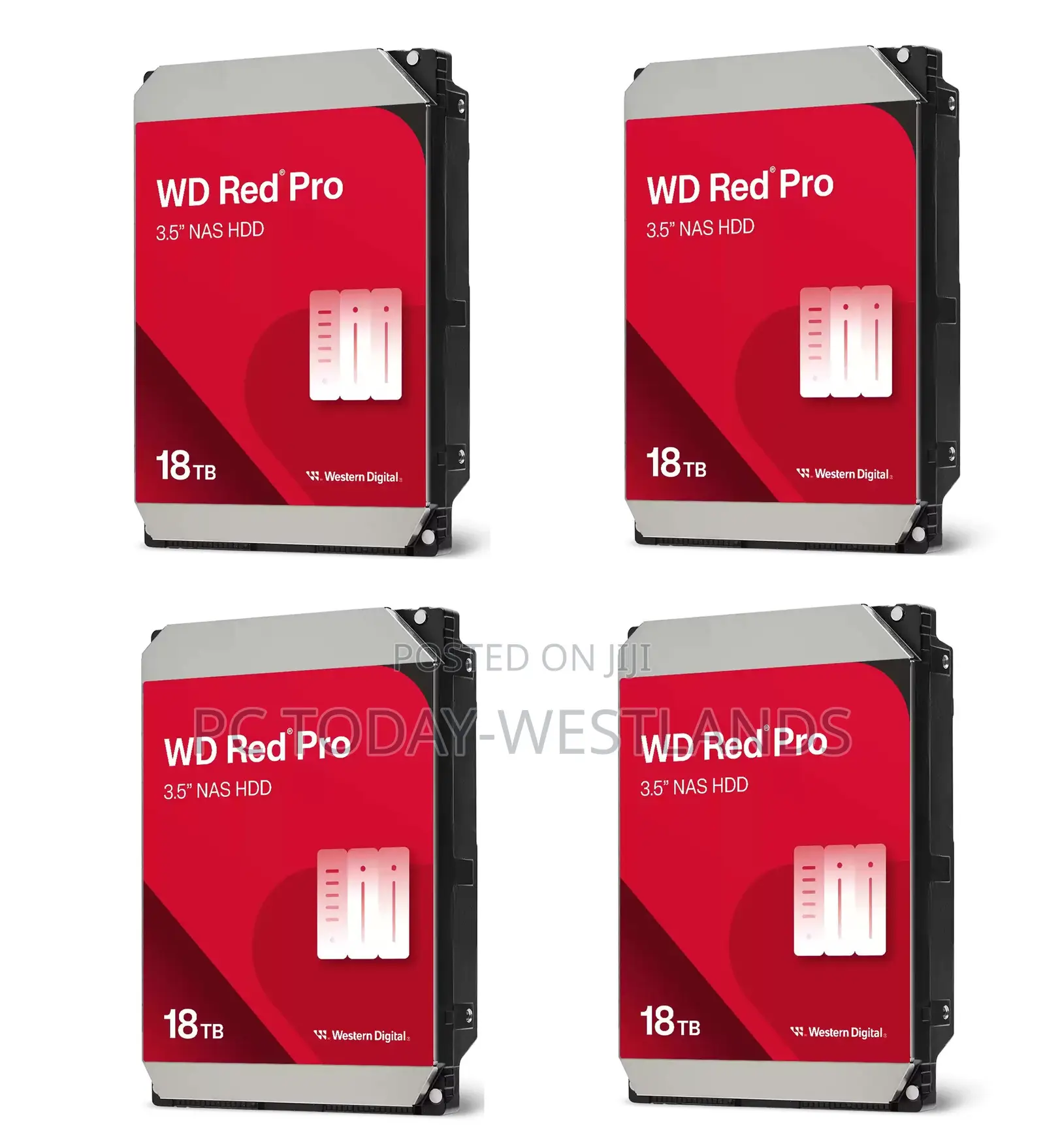 Wd My Cloud Pr4100 Pro Series 72tb 4-bay Nas Server (4 X 18tb Red Pro)