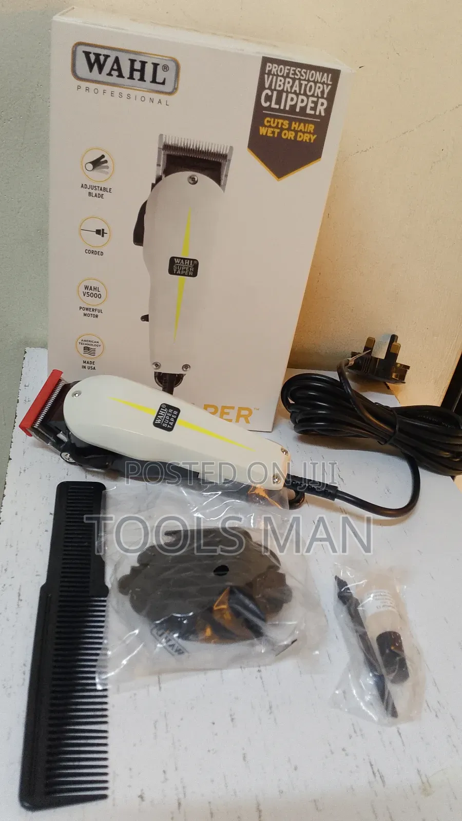 Wahl Professional Super Taper Corded Hair Clipper.