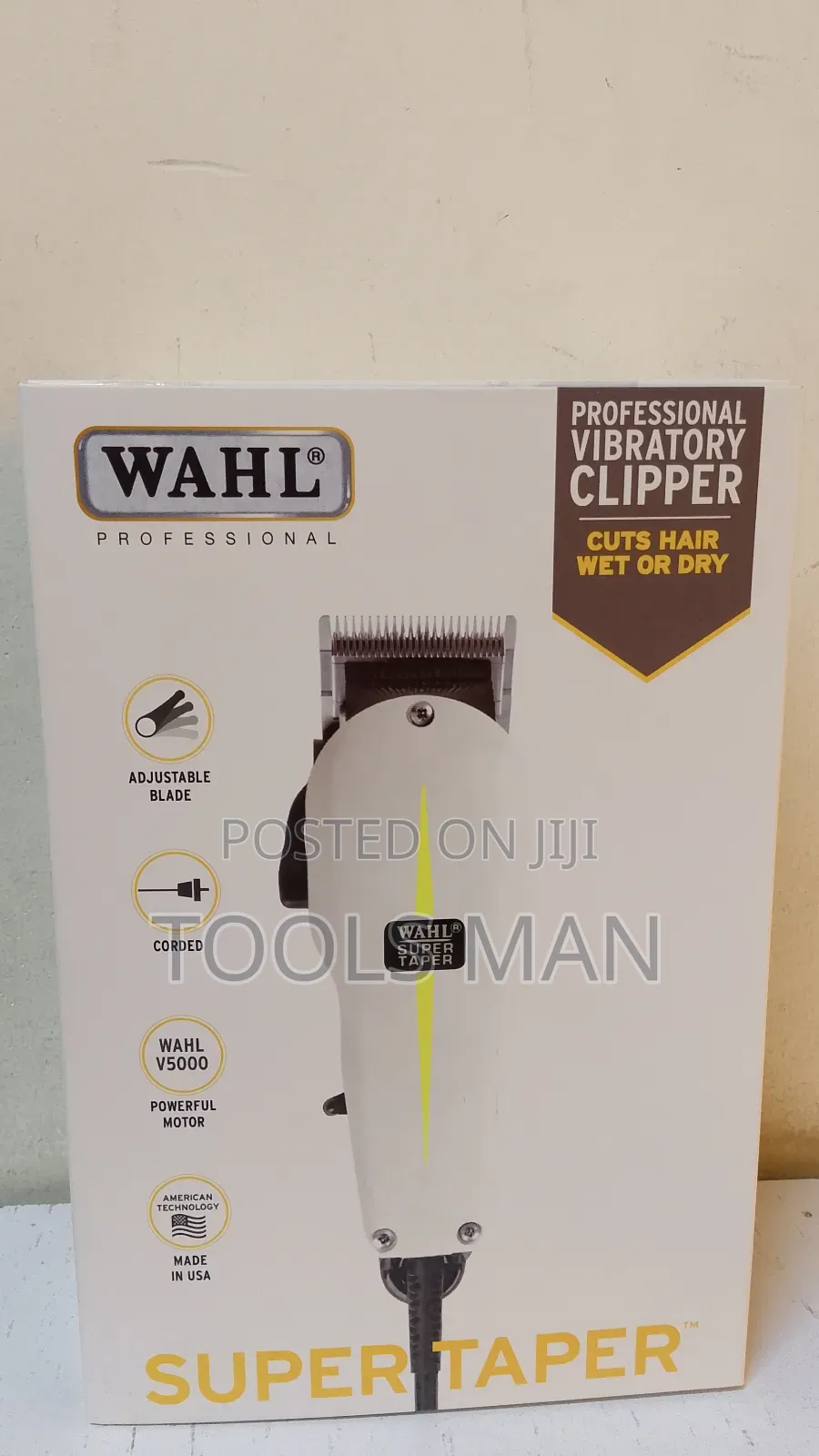 Wahl Professional Super Taper Corded Hair Clipper.