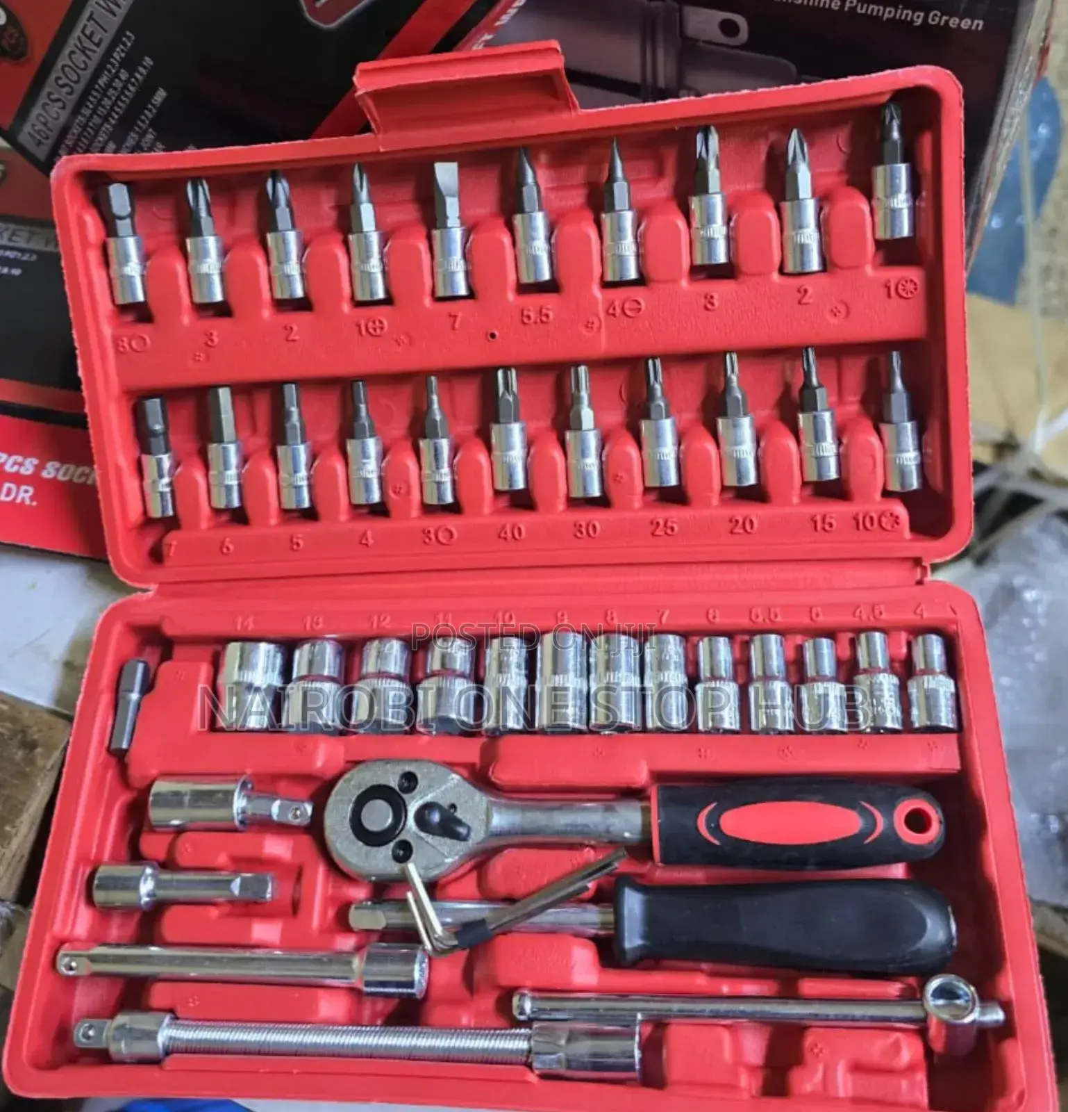 46 Pc's Socket Wrench Set