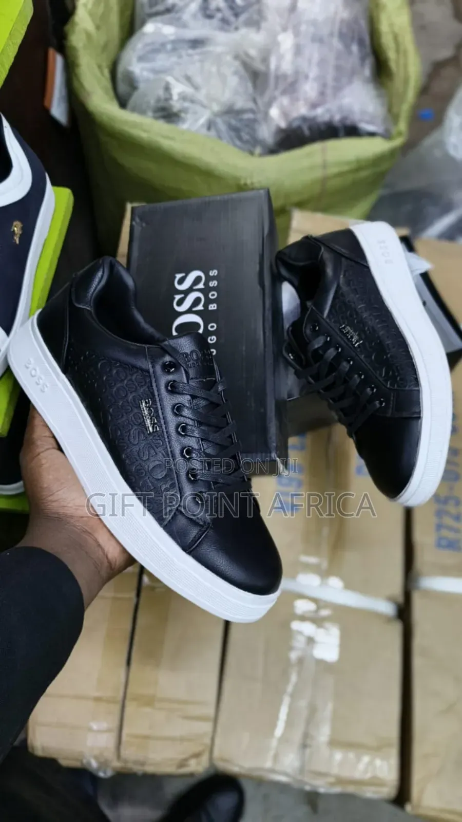 Boss Smart Casual Shoes For Men In Navy Blue Colour Way