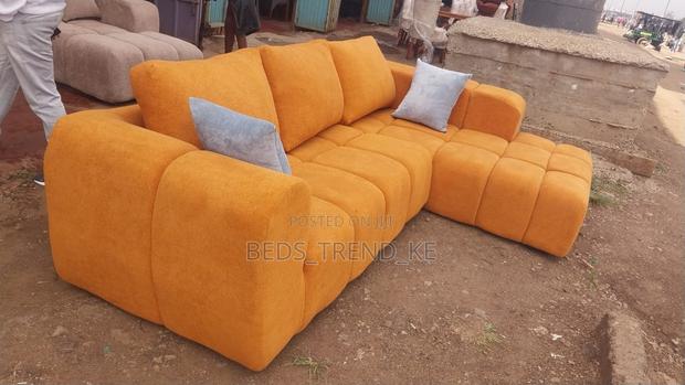 Refined 6 Seater Classy Bubble L Sofa - main view