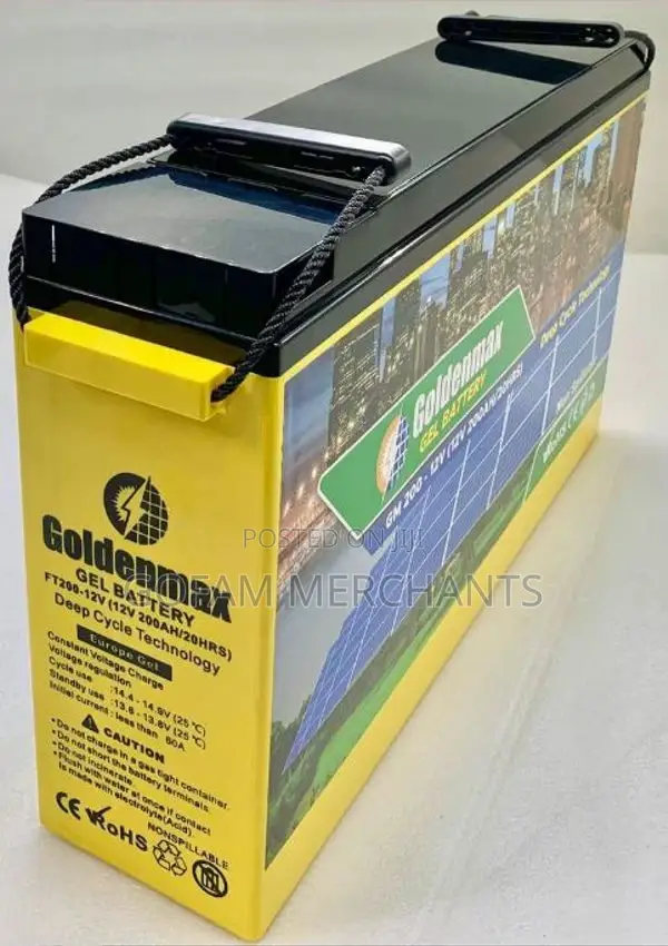 200ah Goldenmax Battery Gel Battery