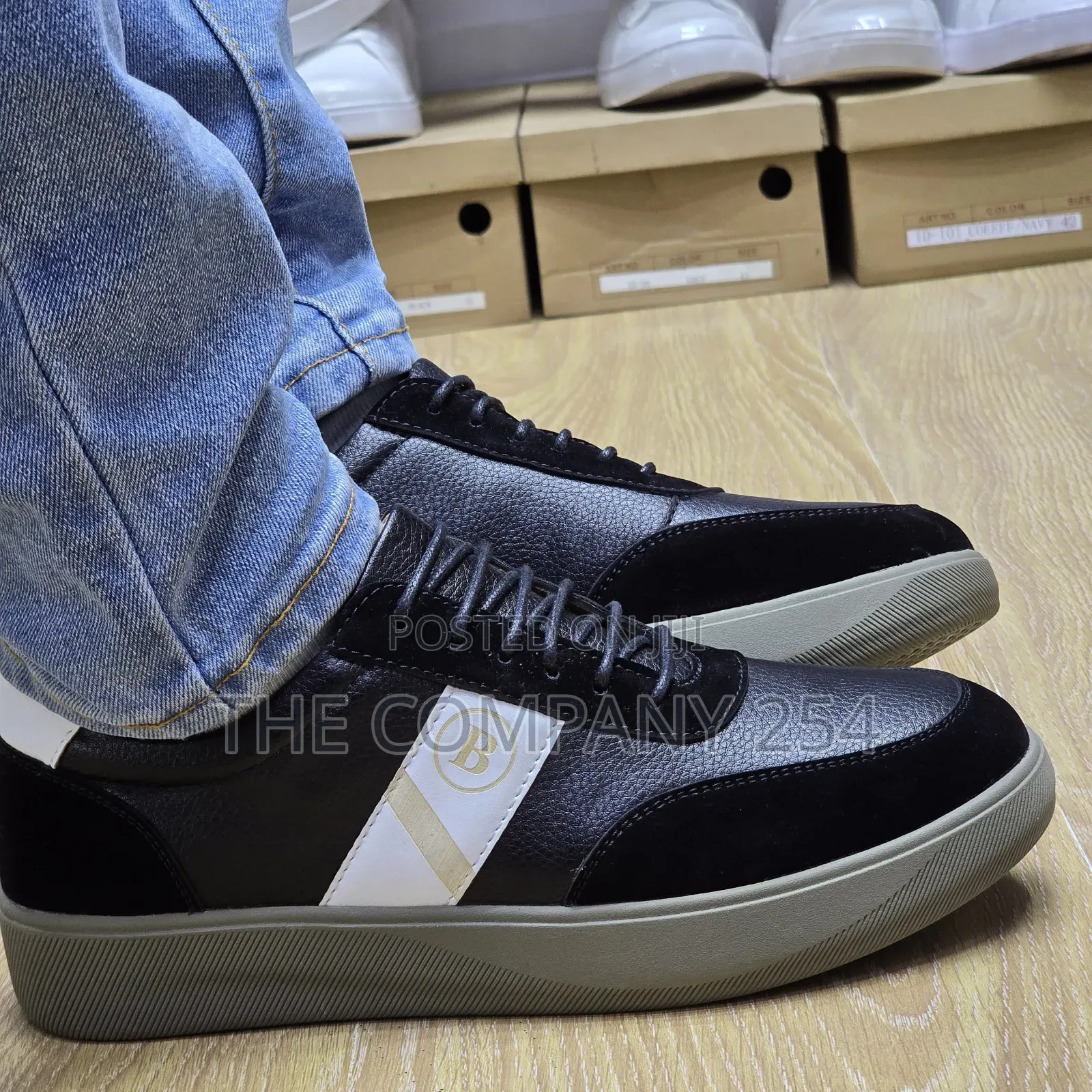 Quality Leather Smart Casual Men Rubber Sole Shoes