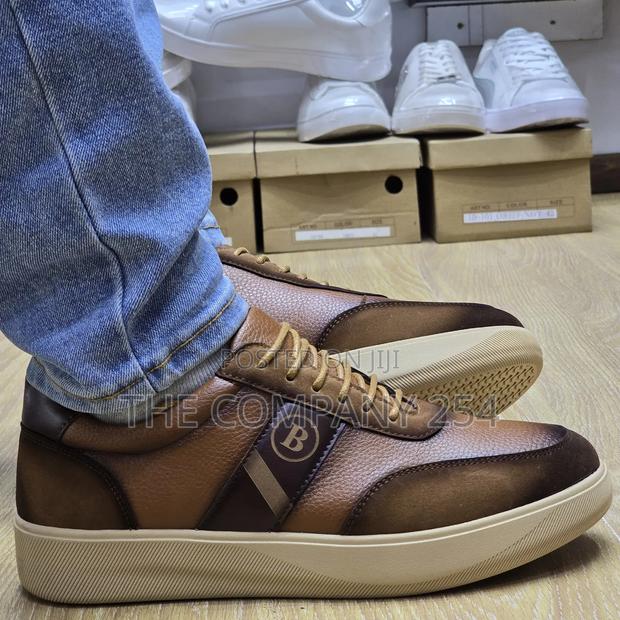 Quality Leather Smart Casual Men Rubber Sole Shoes - thumbnail 4