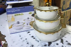 3pcs Ceramic Pots 3.5 L ,2.5 and 2l