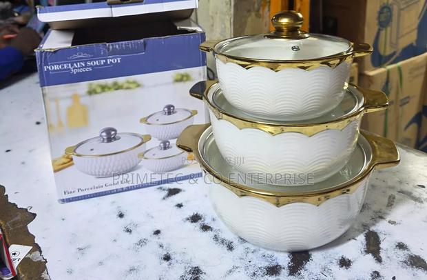 3pcs Ceramic Pots 3.5 L ,2.5 and 2l - main view