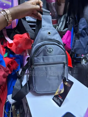 Grey Chest Crossbody Bag 600
