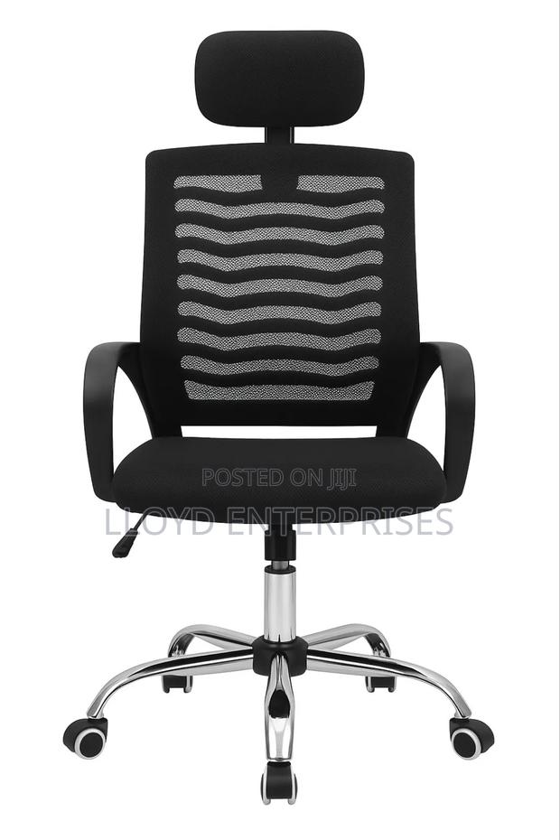 Secretariat Office Chair With Head Rest - main view
